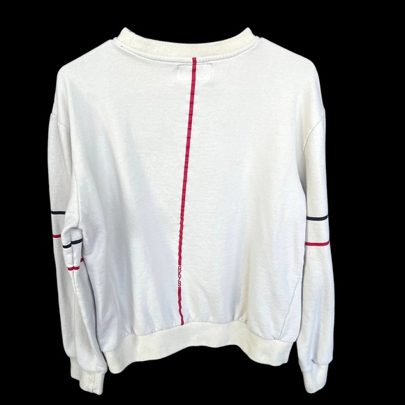 BKYS Stickup Artist Sweater Adult Large Cream Ski Mask Bear Embroidered Crewneck - Picture 2 of 12